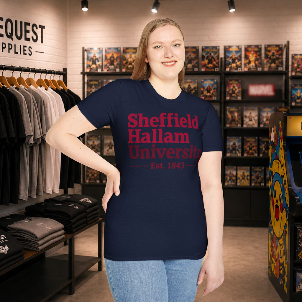 Shieffield Hallam University United kingdom| student| UWE Bristol  T-Shirt| casual tee