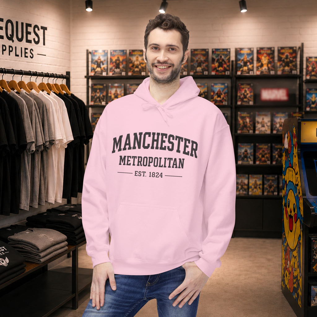 Manchester Metropolitan University hoodie | Campus Apparel, College Sweatshirt