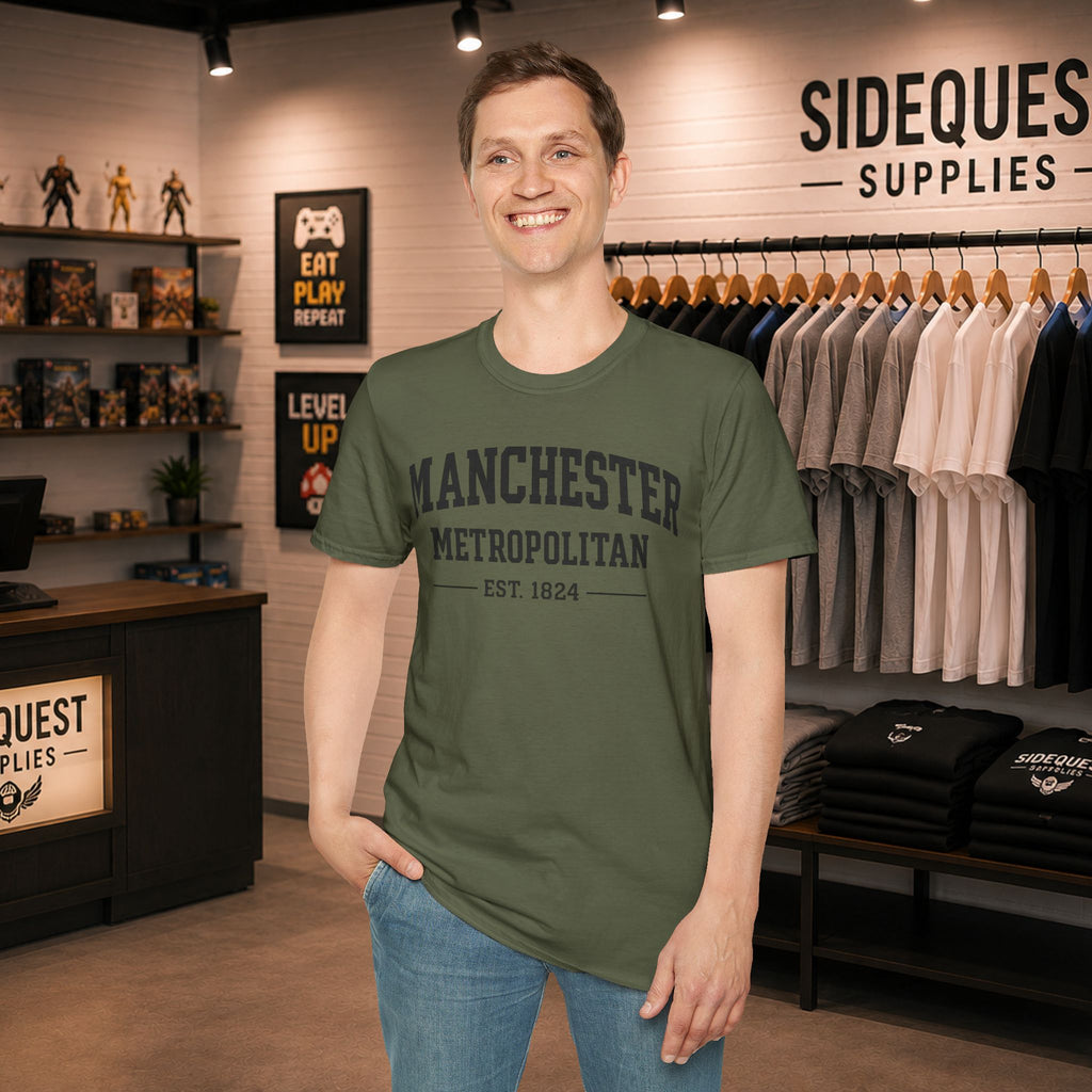 Manchester Metropolitan University MMU | United kingdom| student| T-Shirt| casual tee
