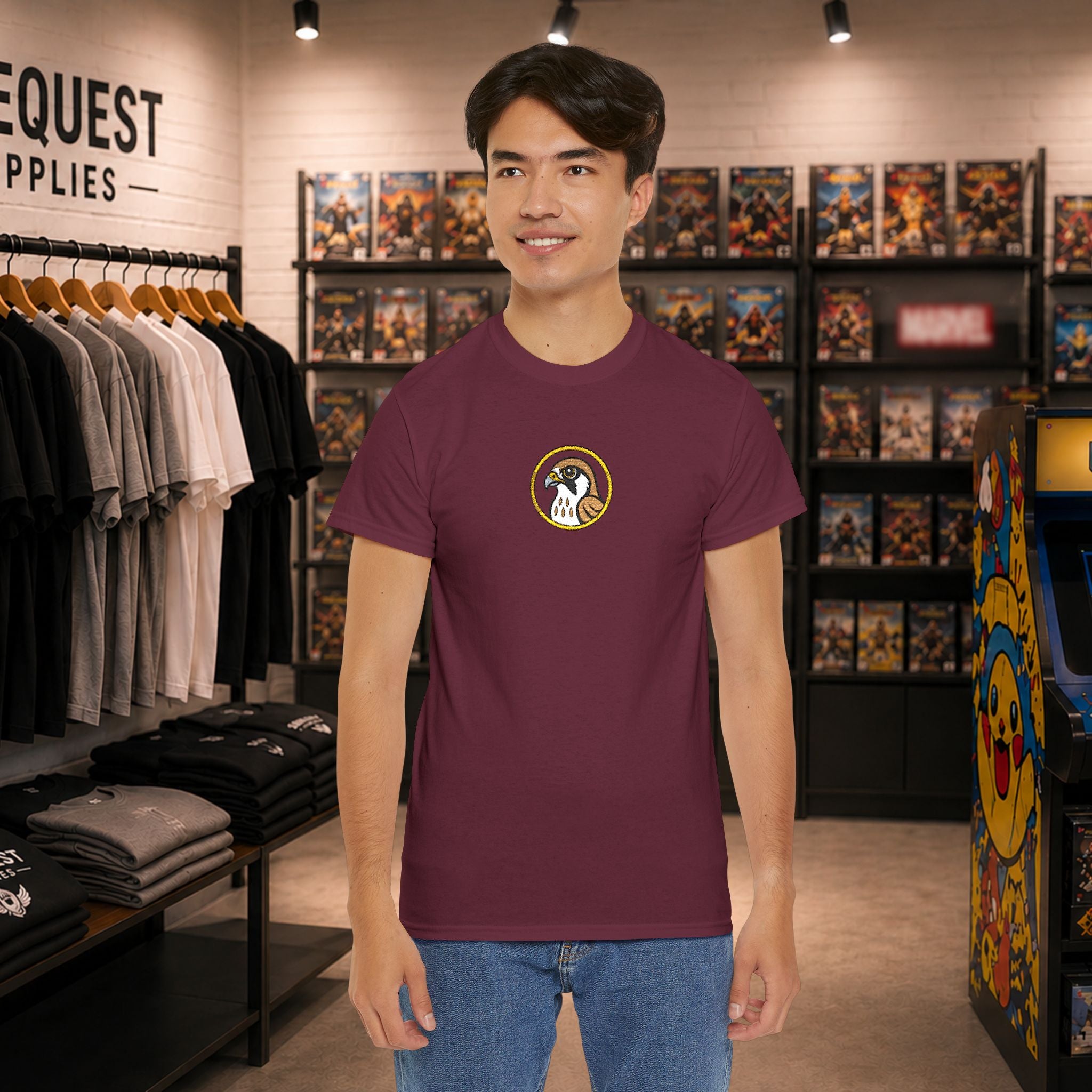Arabic Falcon T-Shirt  (embroidery)