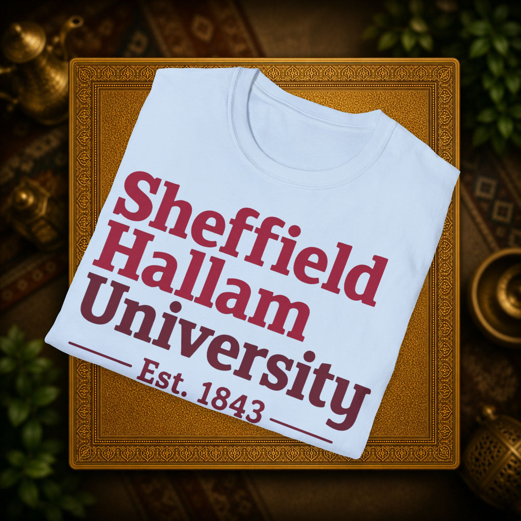 Shieffield Hallam University United kingdom| student| UWE Bristol  T-Shirt| casual tee