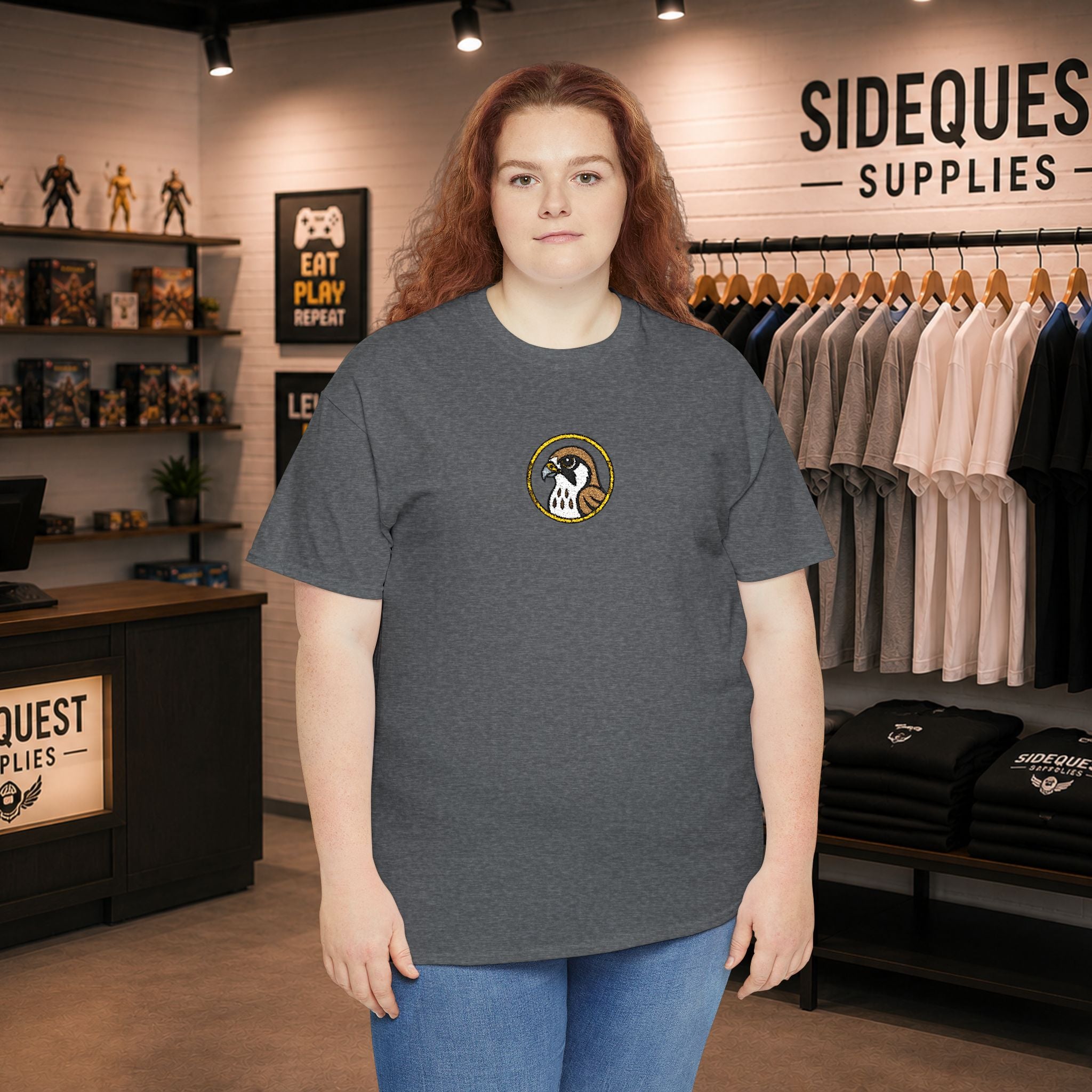 Arabic Falcon T-Shirt  (embroidery)