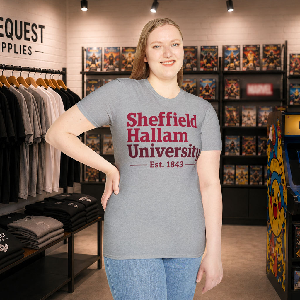 Shieffield Hallam University United kingdom| student| UWE Bristol  T-Shirt| casual tee