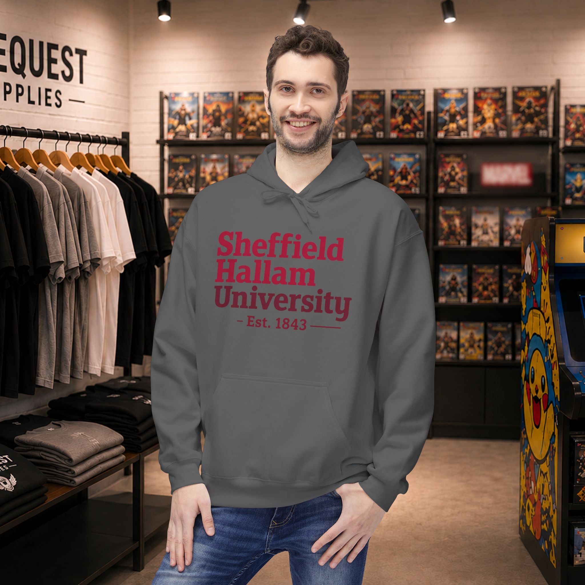 Sheffield Hallam University hoodie | Campus Apparel, College Sweatshirt