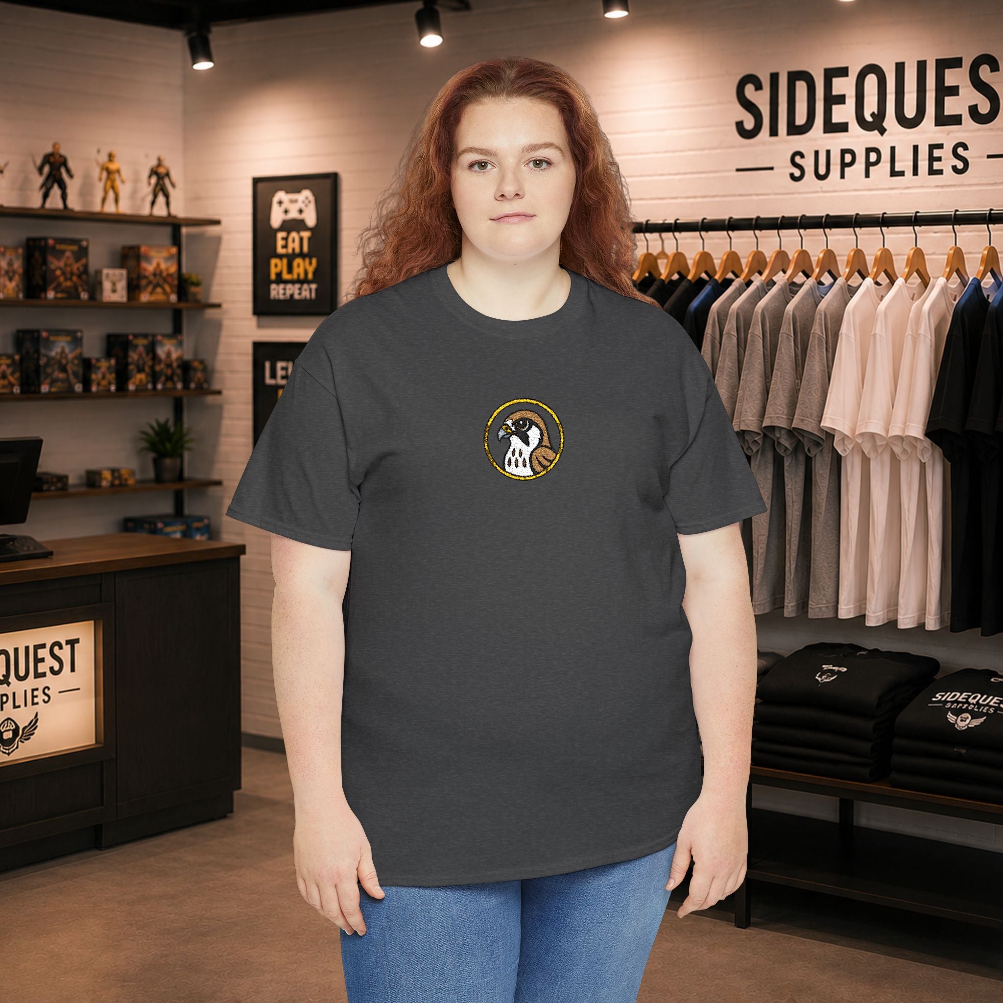 Arabic Falcon T-Shirt  (embroidery)