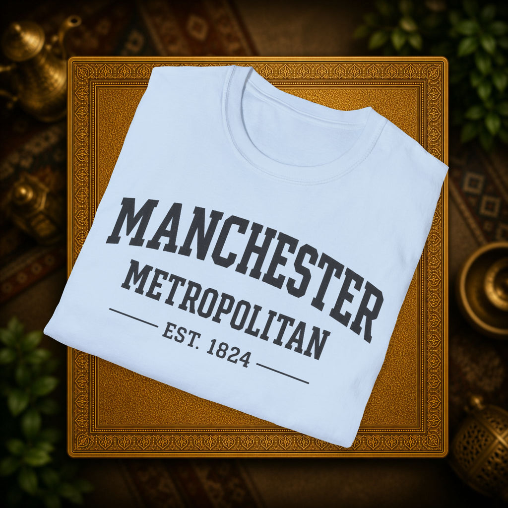 Manchester Metropolitan University MMU | United kingdom| student| T-Shirt| casual tee