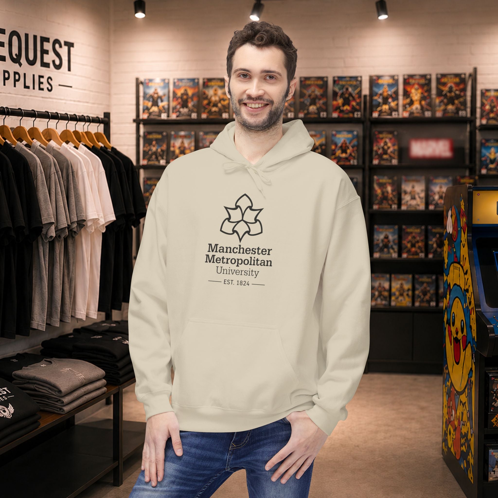 Manchester Metropolitan University hoodie | Campus Apparel, College Sweatshirt