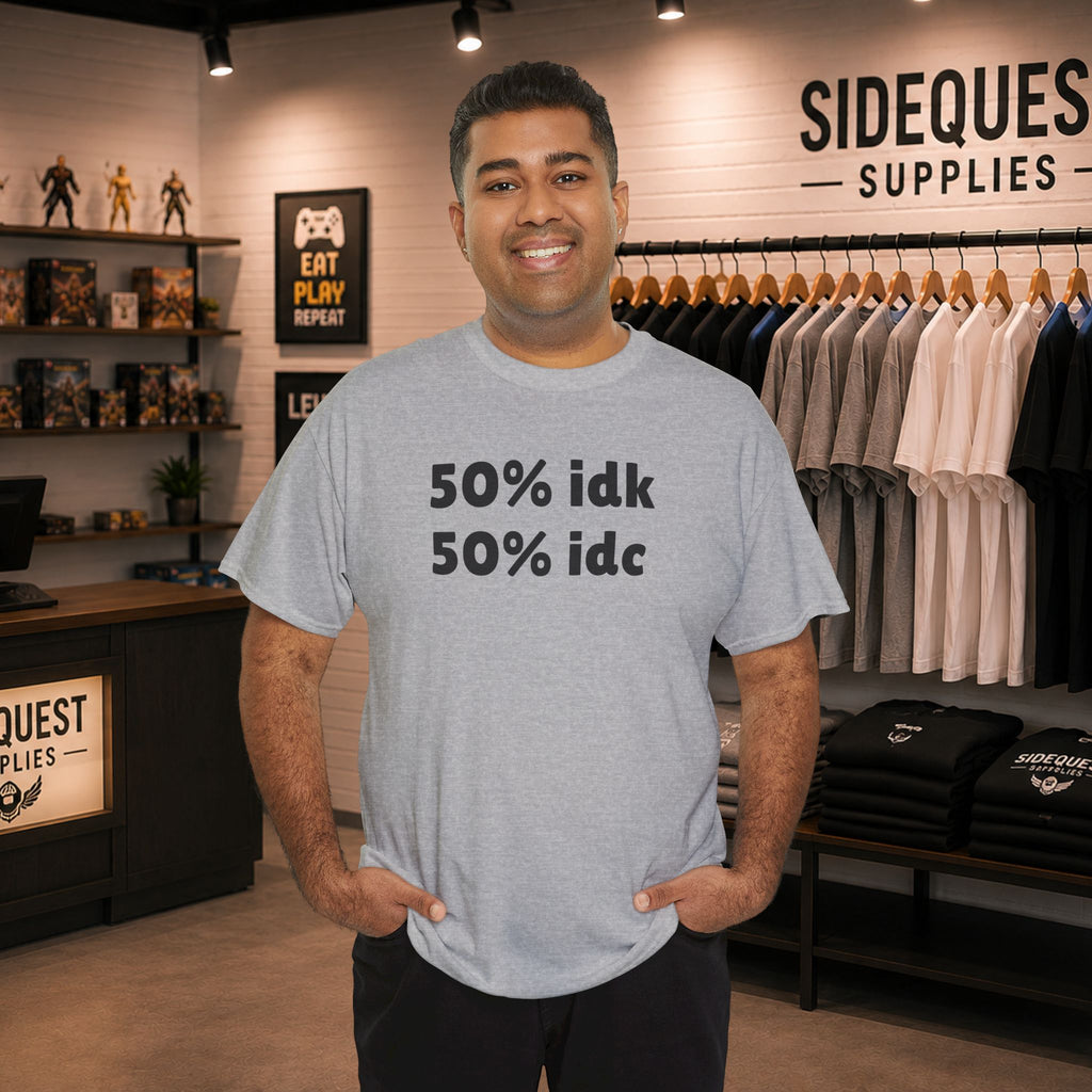50% idk 50%  Tee
