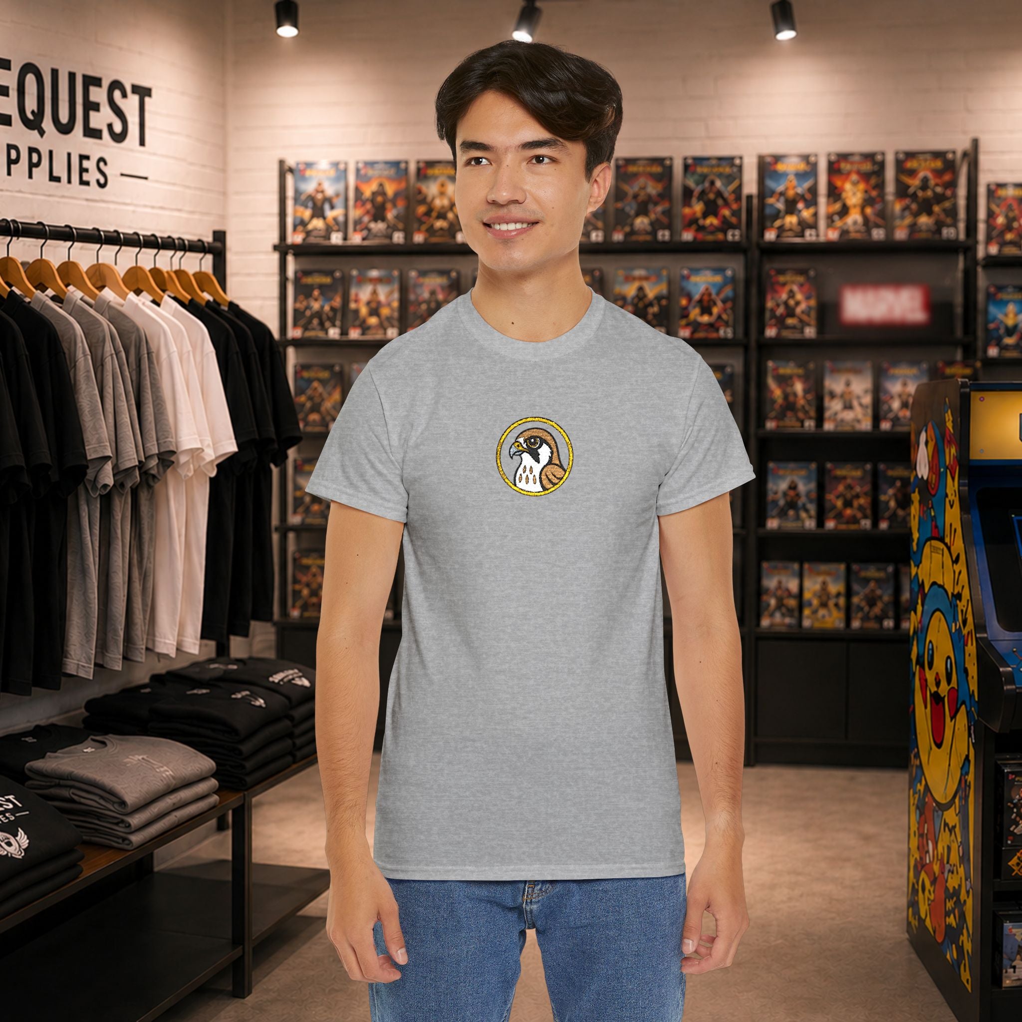 Arabic Falcon T-Shirt  (embroidery)