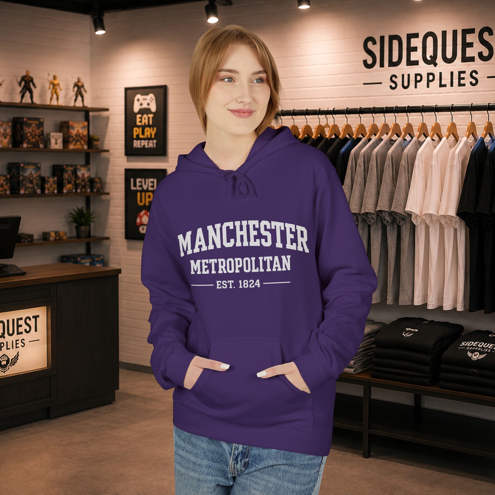 Manchester Metropolitan University hoodie | Campus Apparel, College Sweatshirt