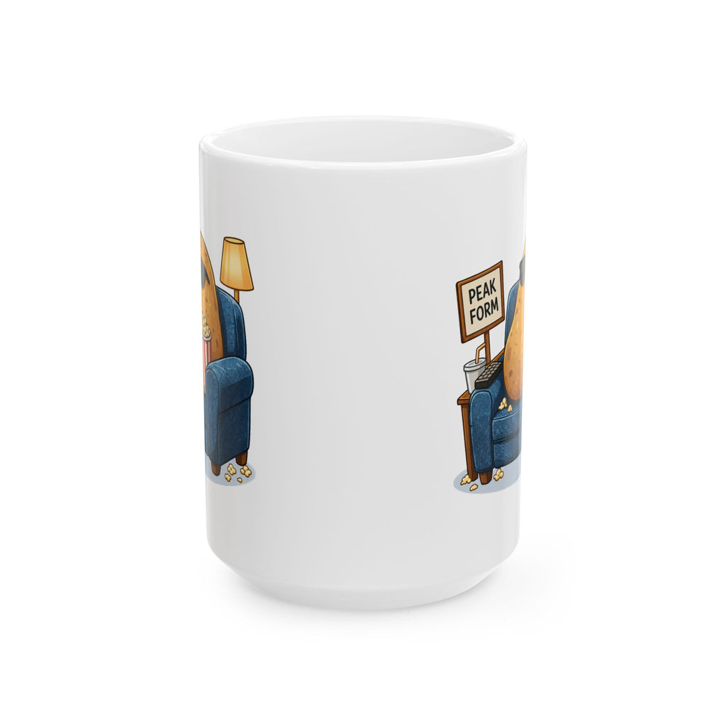Peak Form Couch Potato Ceramic Mug in 11oz/15oz