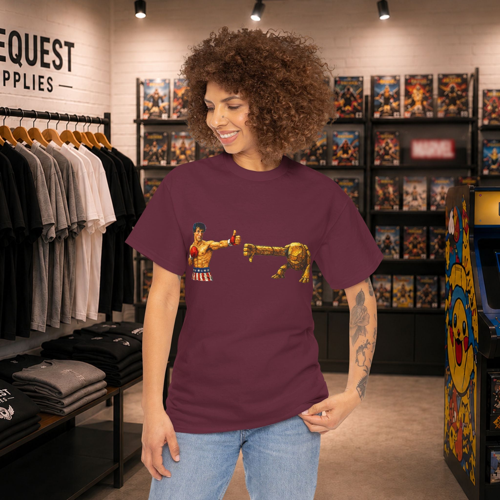 Project Hail Mary Rocky vs Rocky Unisex Heavy Cotton Tee