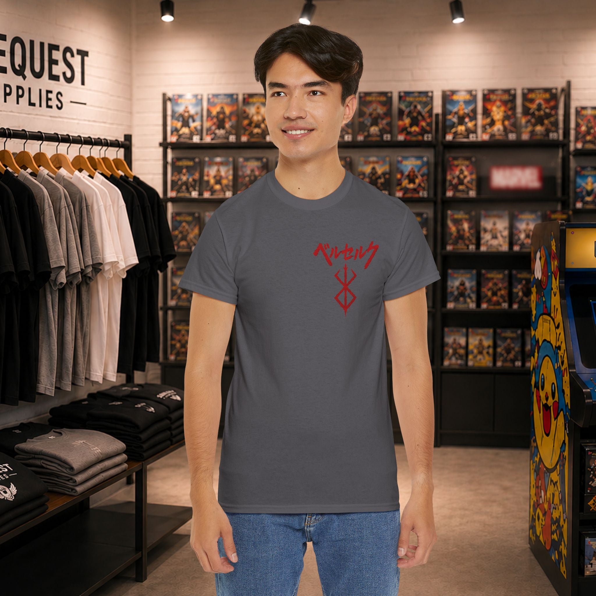 Berserk Logo and text in Japanese - T-shirt