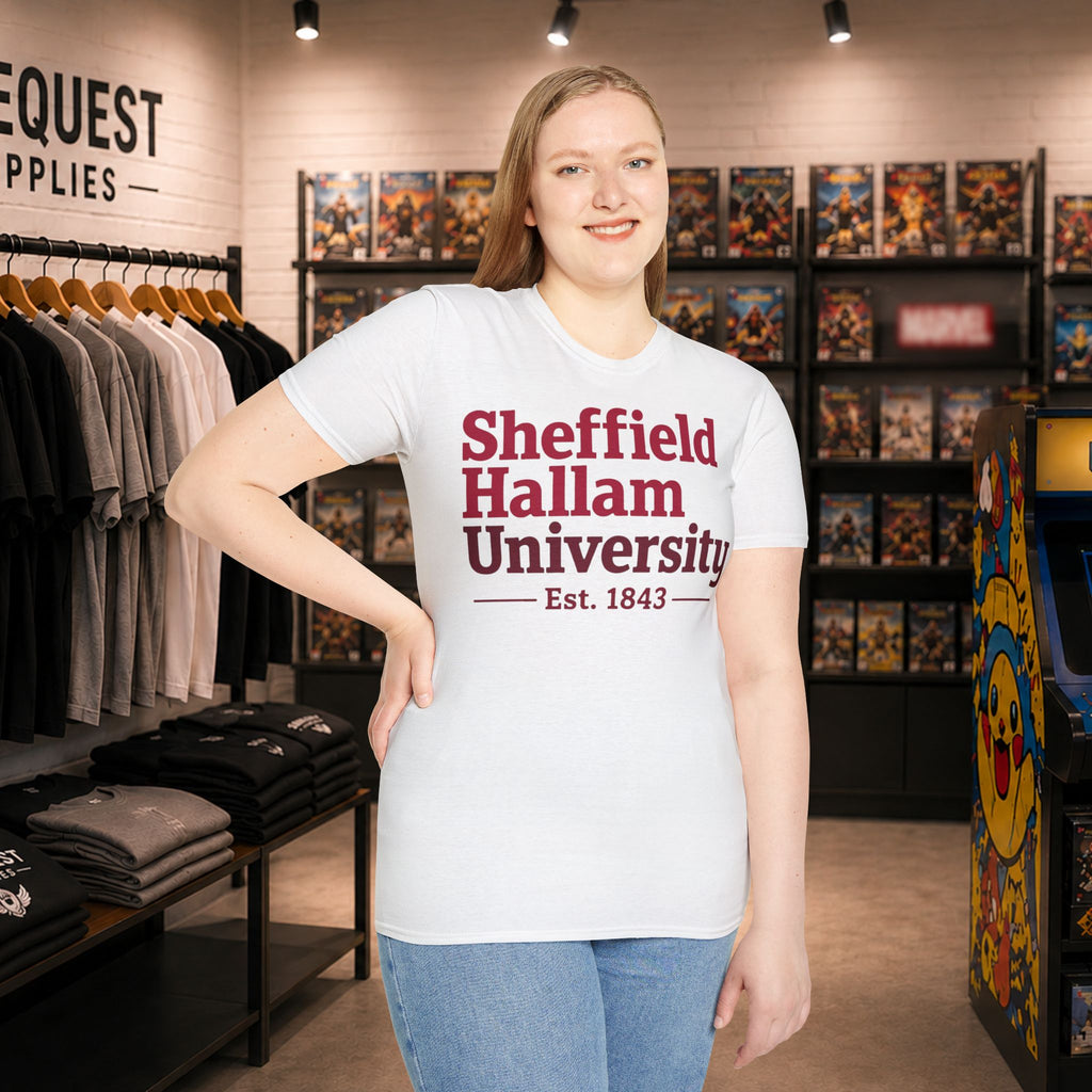 Shieffield Hallam University United kingdom| student| UWE Bristol  T-Shirt| casual tee