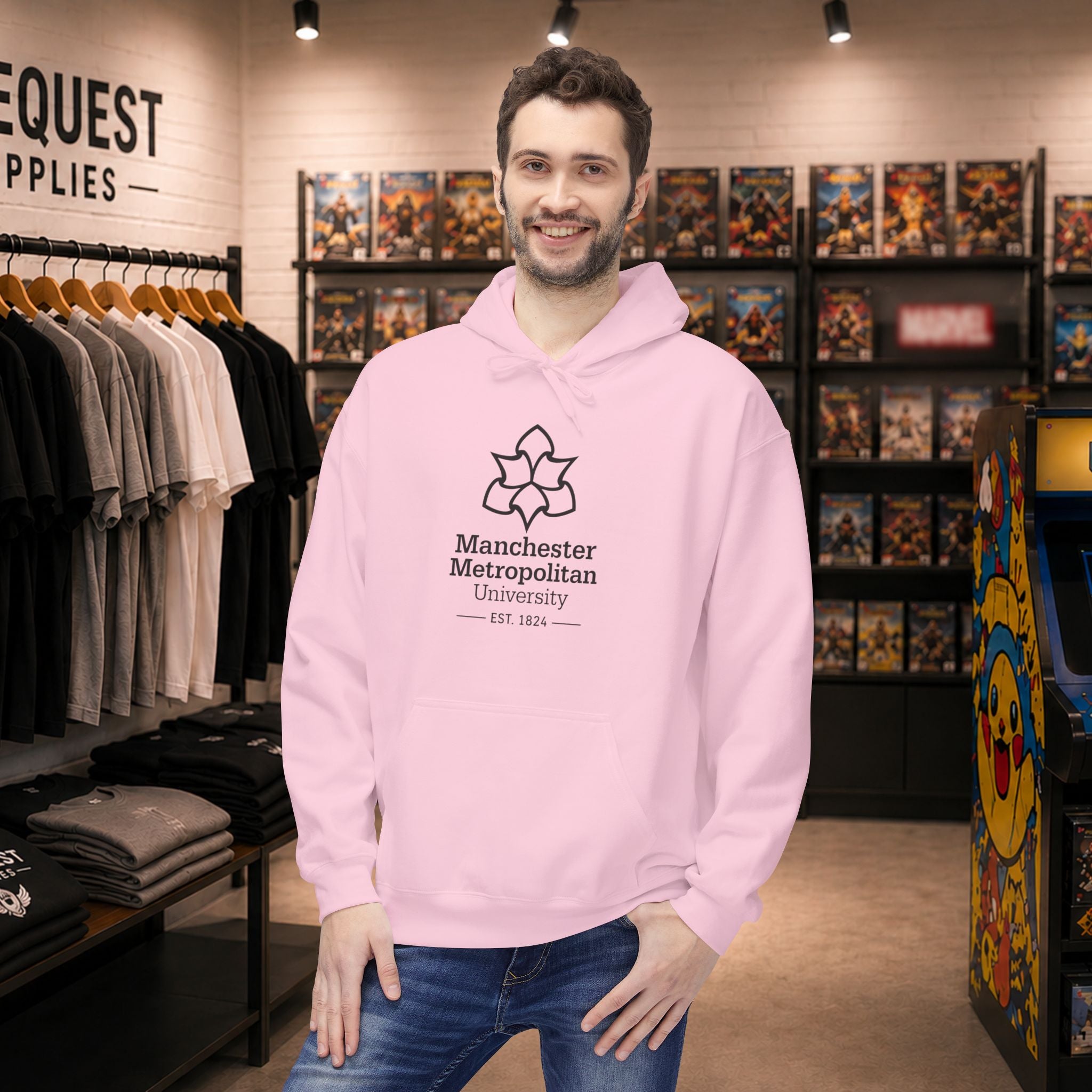 Manchester Metropolitan University hoodie | Campus Apparel, College Sweatshirt