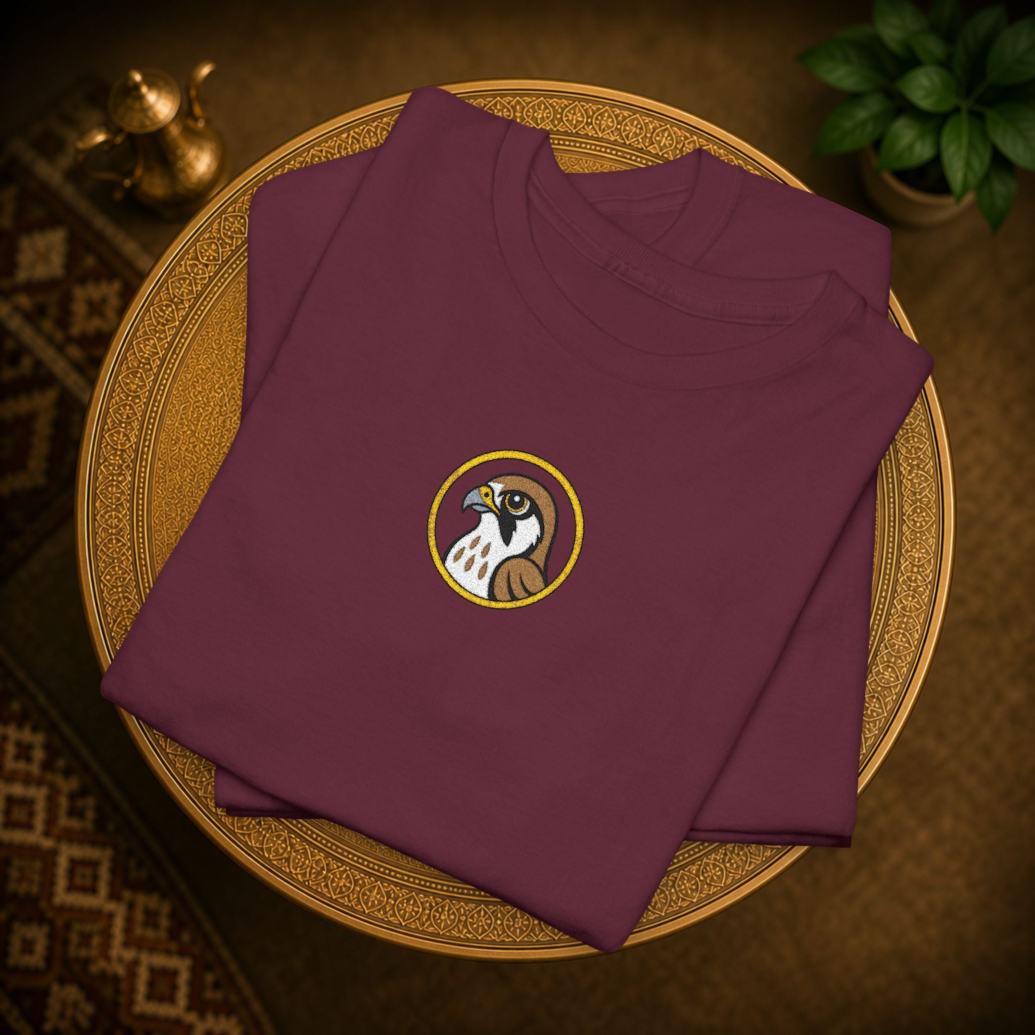 Arabic Falcon T-Shirt  (embroidery)