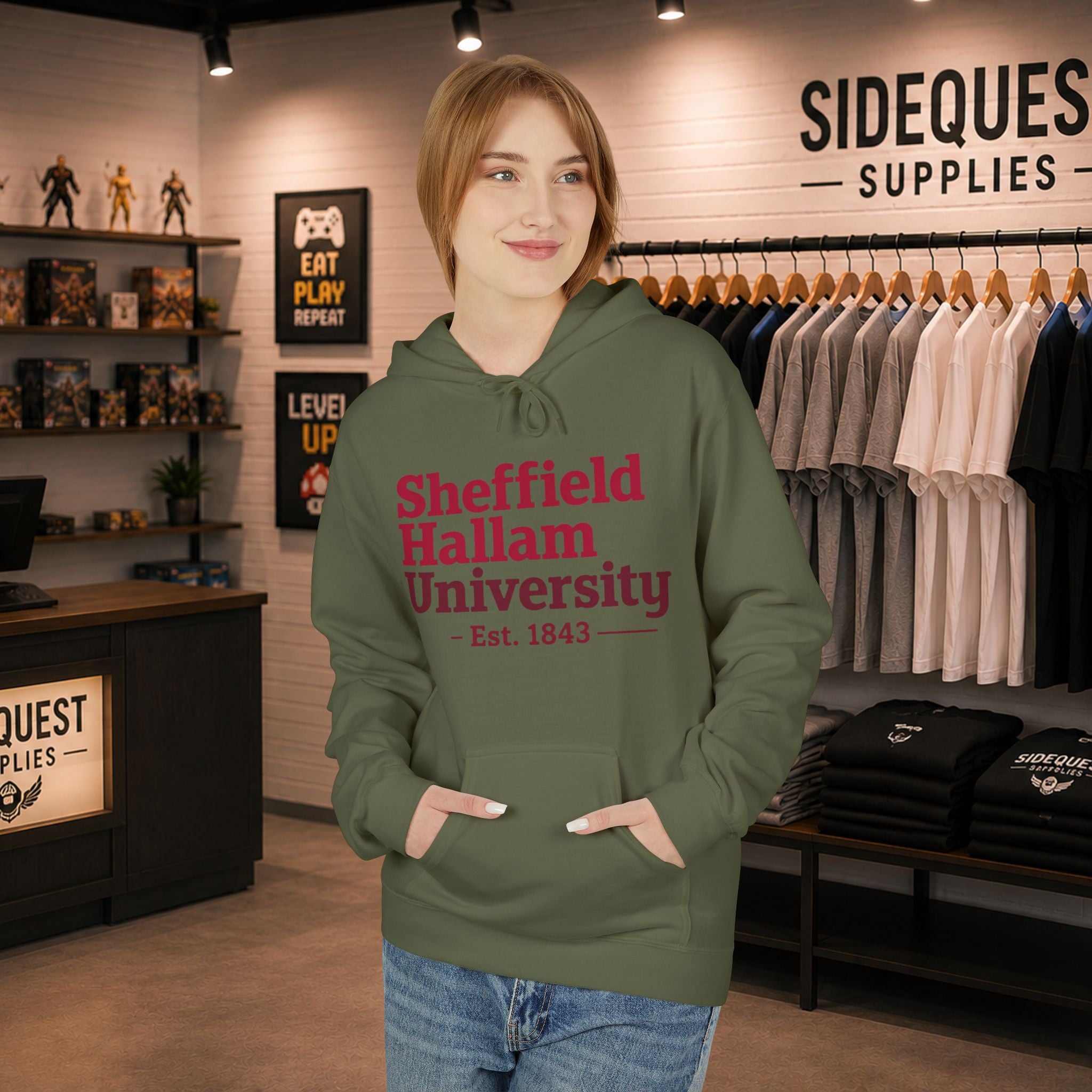 Sheffield Hallam University hoodie | Campus Apparel, College Sweatshirt