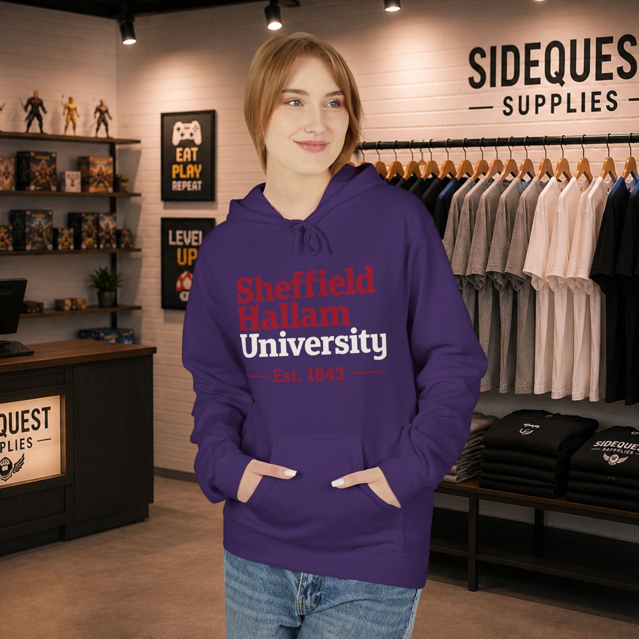 Sheffield Hallam University hoodie | Campus Apparel, College Sweatshirt