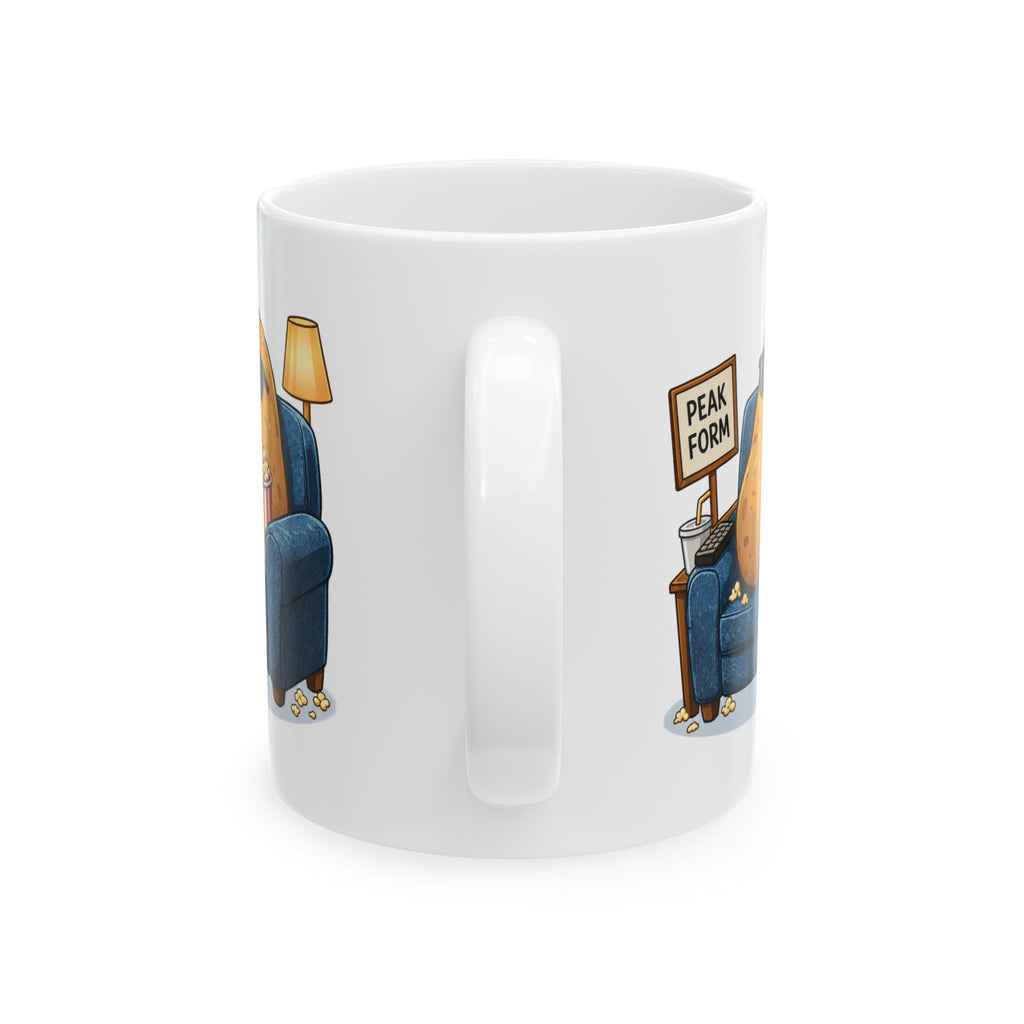 Peak Form Couch Potato Ceramic Mug in 11oz/15oz
