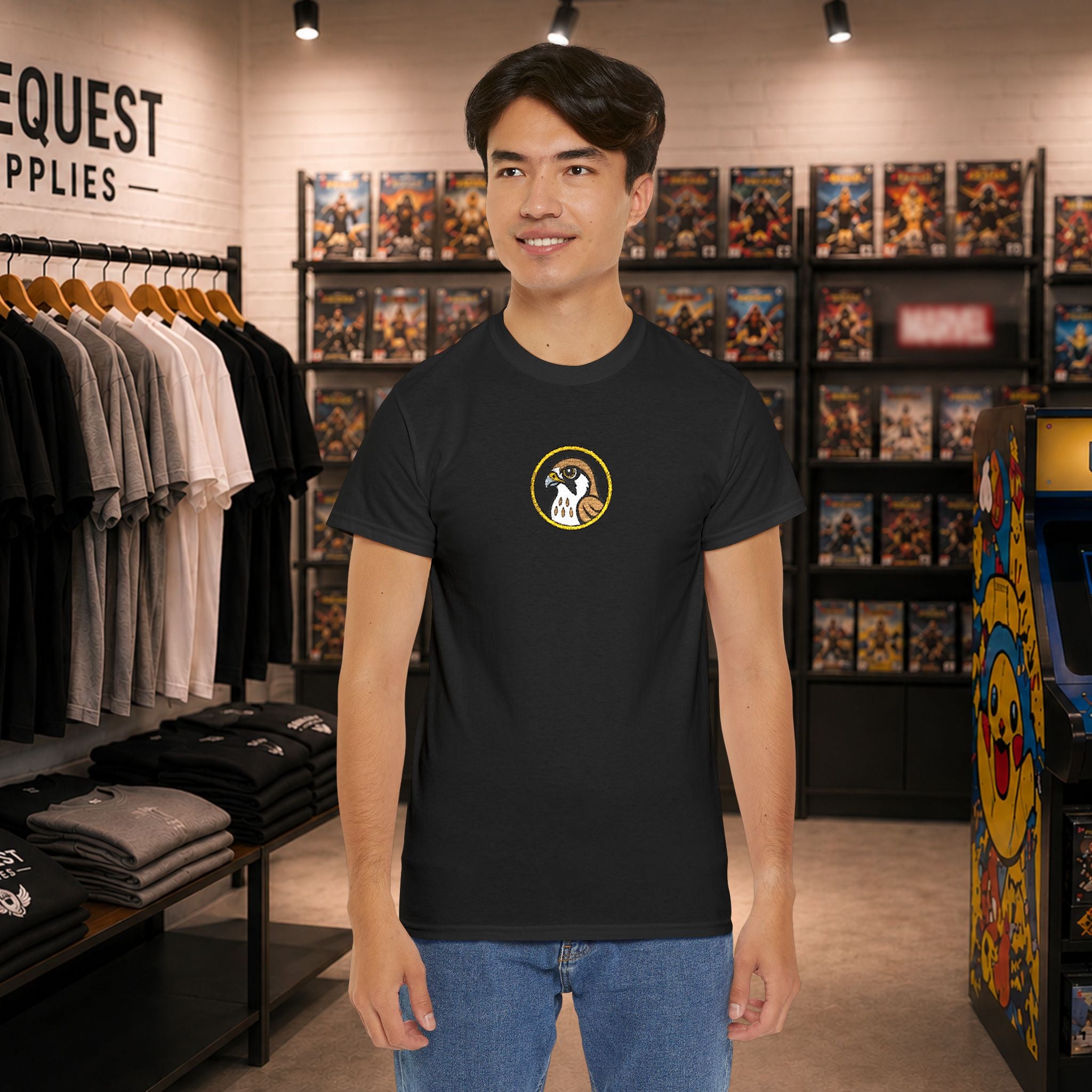 Arabic Falcon T-Shirt  (embroidery)