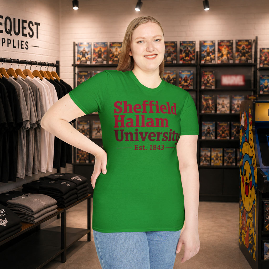 Shieffield Hallam University United kingdom| student| UWE Bristol  T-Shirt| casual tee