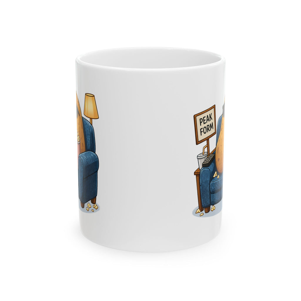 Peak Form Couch Potato Ceramic Mug in 11oz/15oz
