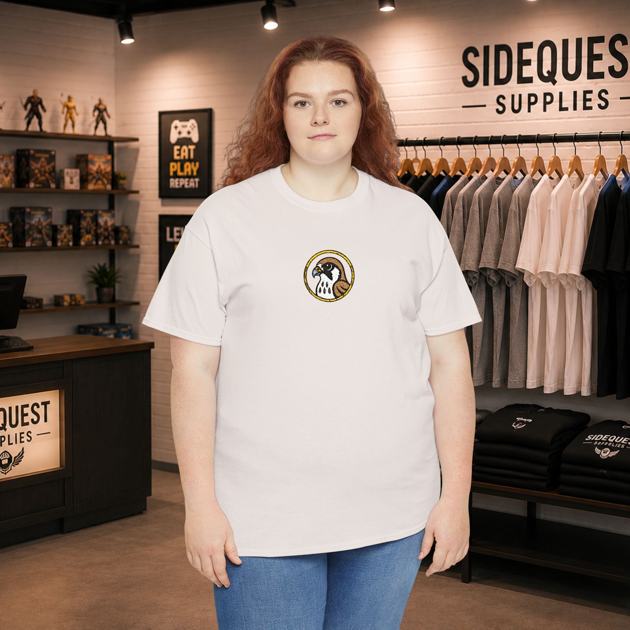 Arabic Falcon T-Shirt  (embroidery)