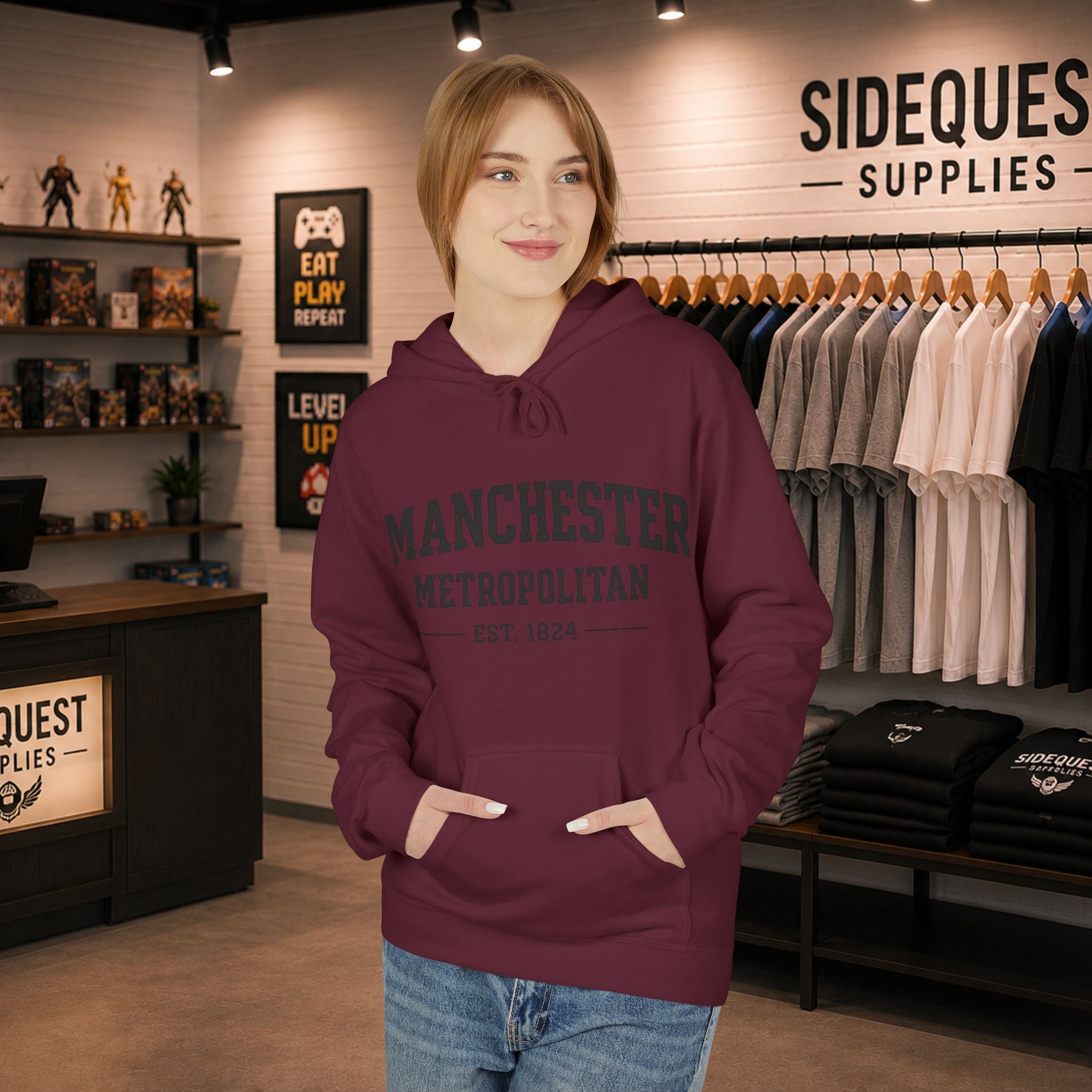 Manchester Metropolitan University hoodie | Campus Apparel, College Sweatshirt