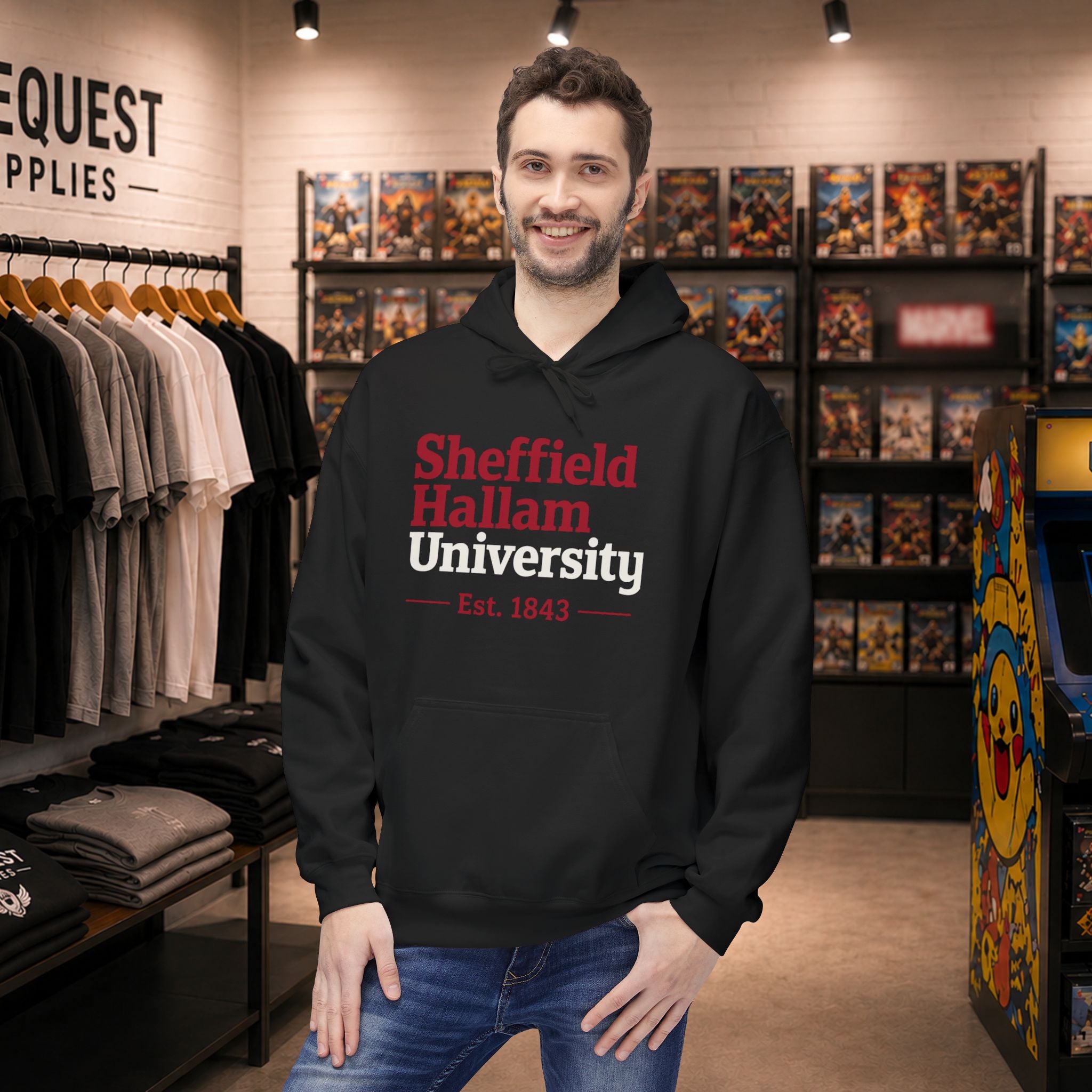 Sheffield Hallam University hoodie | Campus Apparel, College Sweatshirt