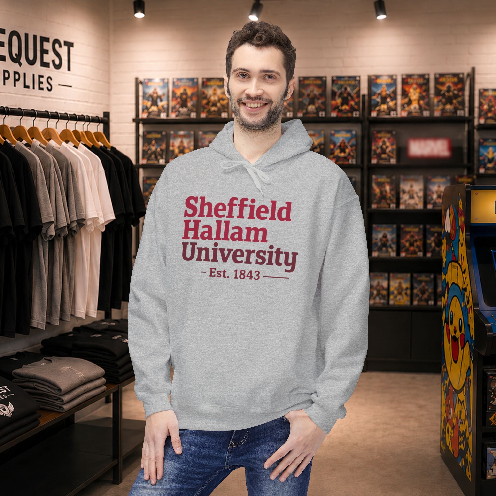 Sheffield Hallam University hoodie | Campus Apparel, College Sweatshirt