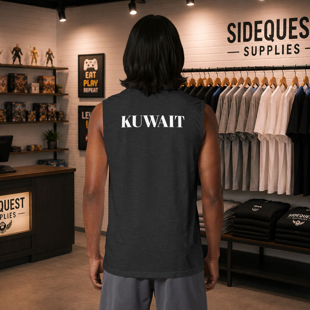 Kuwait National Guard Emblem Tank top, Kuwait Crest Military Logo Tank, sleeveless, gym, workout top
