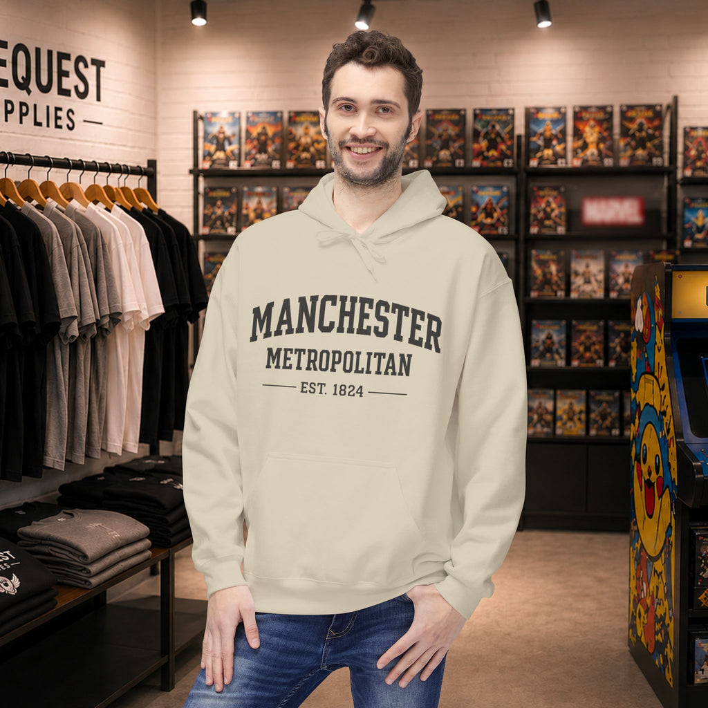 Manchester Metropolitan University hoodie | Campus Apparel, College Sweatshirt