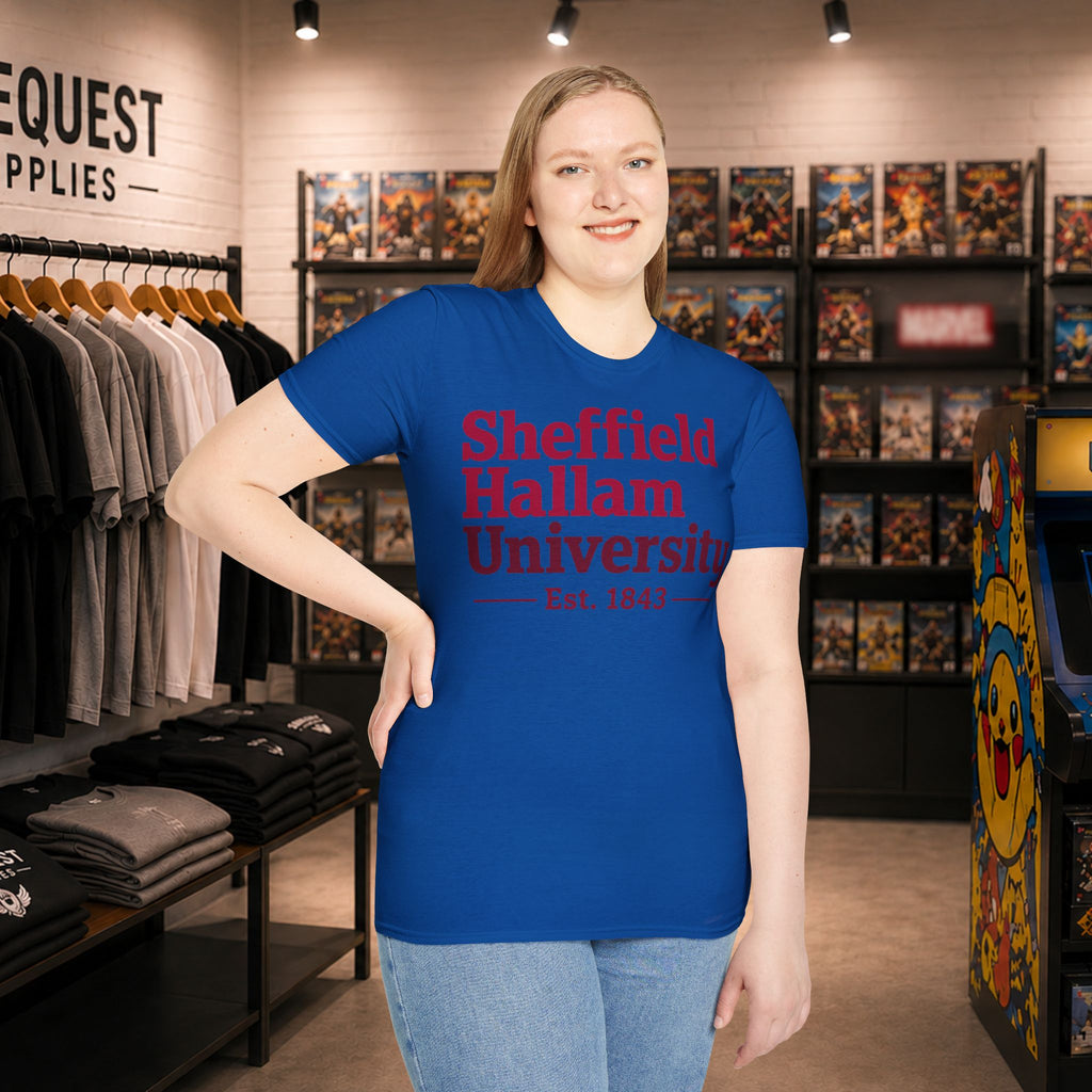 Shieffield Hallam University United kingdom| student| UWE Bristol  T-Shirt| casual tee