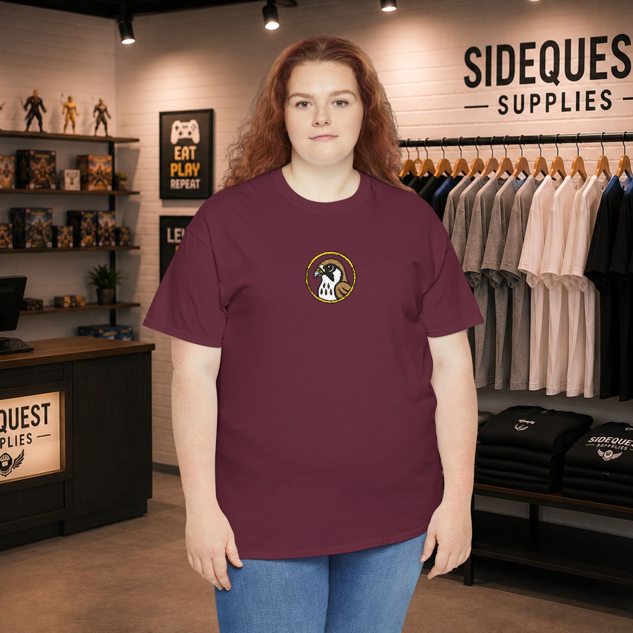 Arabic Falcon T-Shirt  (embroidery)