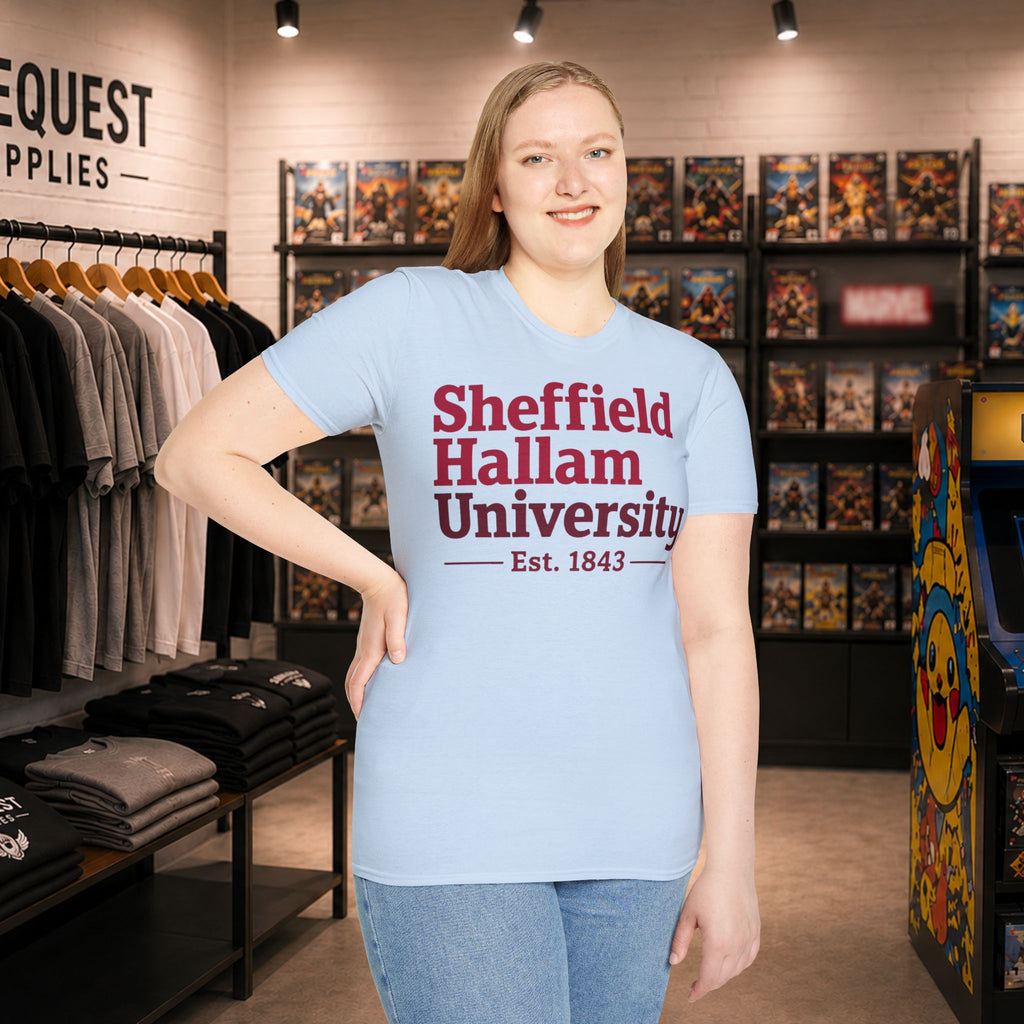Shieffield Hallam University United kingdom| student| UWE Bristol  T-Shirt| casual tee