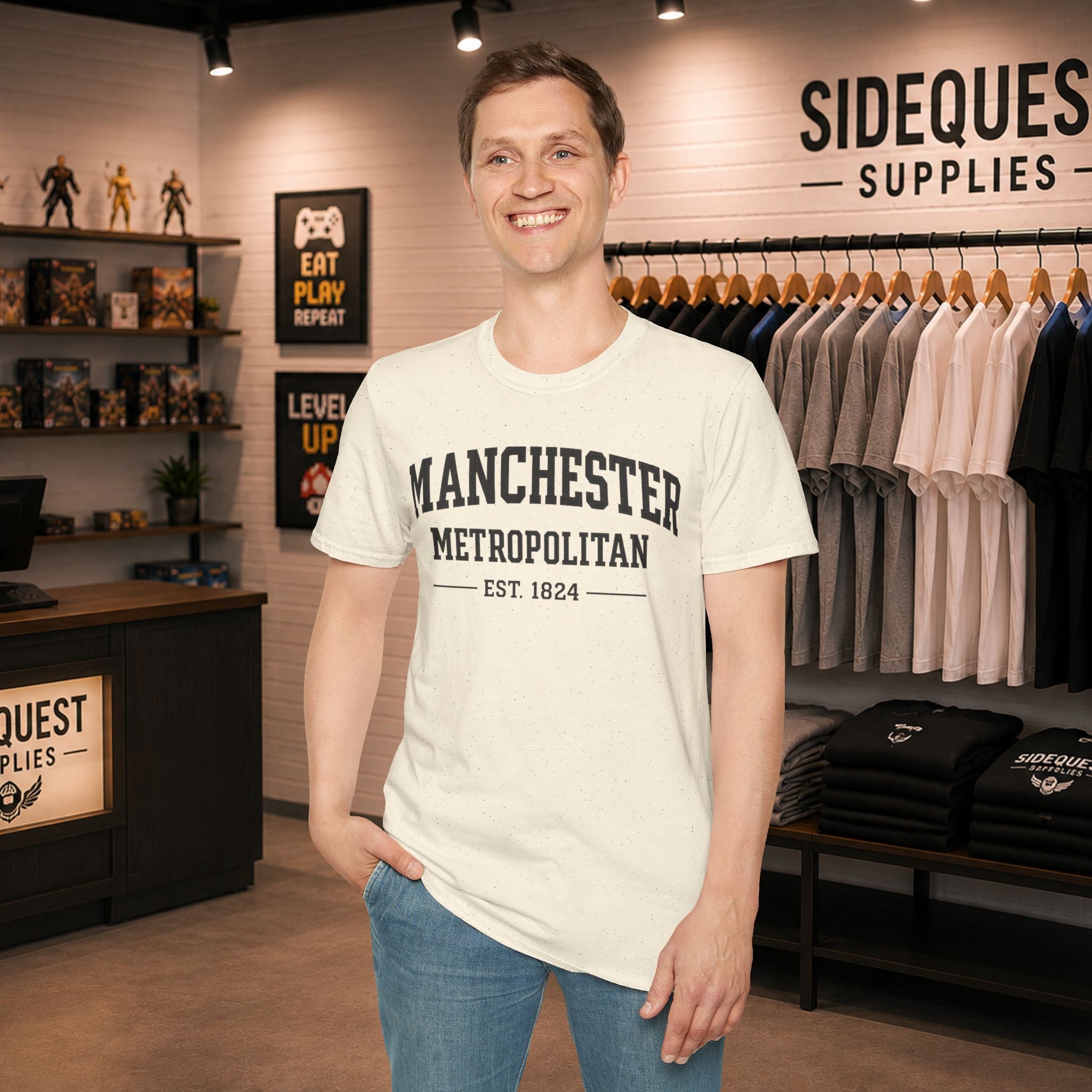 Manchester Metropolitan University MMU | United kingdom| student| T-Shirt| casual tee