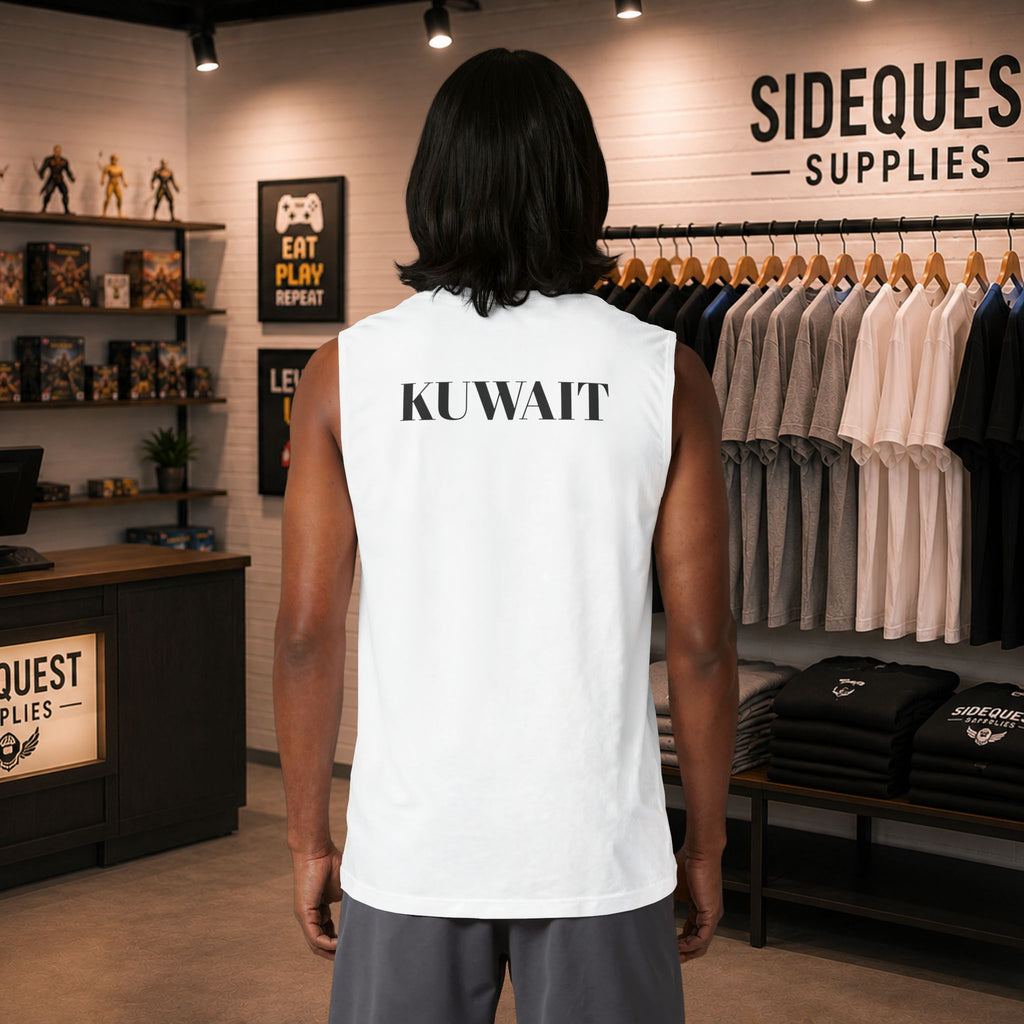 Kuwait National Guard Emblem Tank top, Kuwait Crest Military Logo Tank, sleeveless, gym, workout top