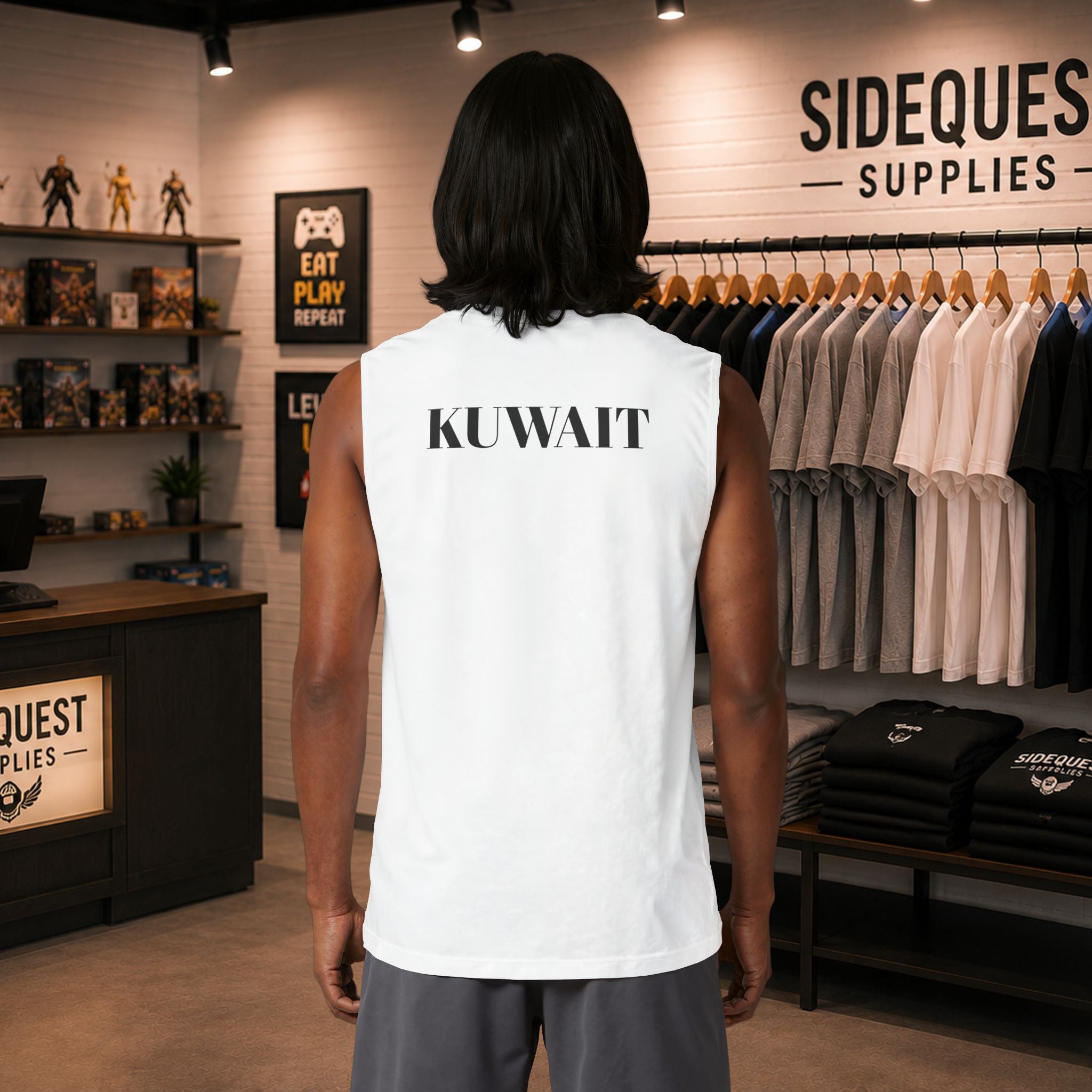 Kuwait National Guard Emblem Tank top, Kuwait Crest Military Logo Tank, sleeveless, gym, workout top