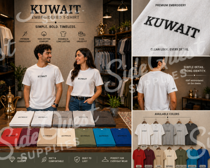 Kuwait T-Shirt (embroidery)