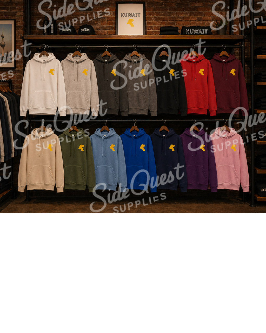 Kuwait Map comfy and cosy hoodie | geography| middle east| Q8
