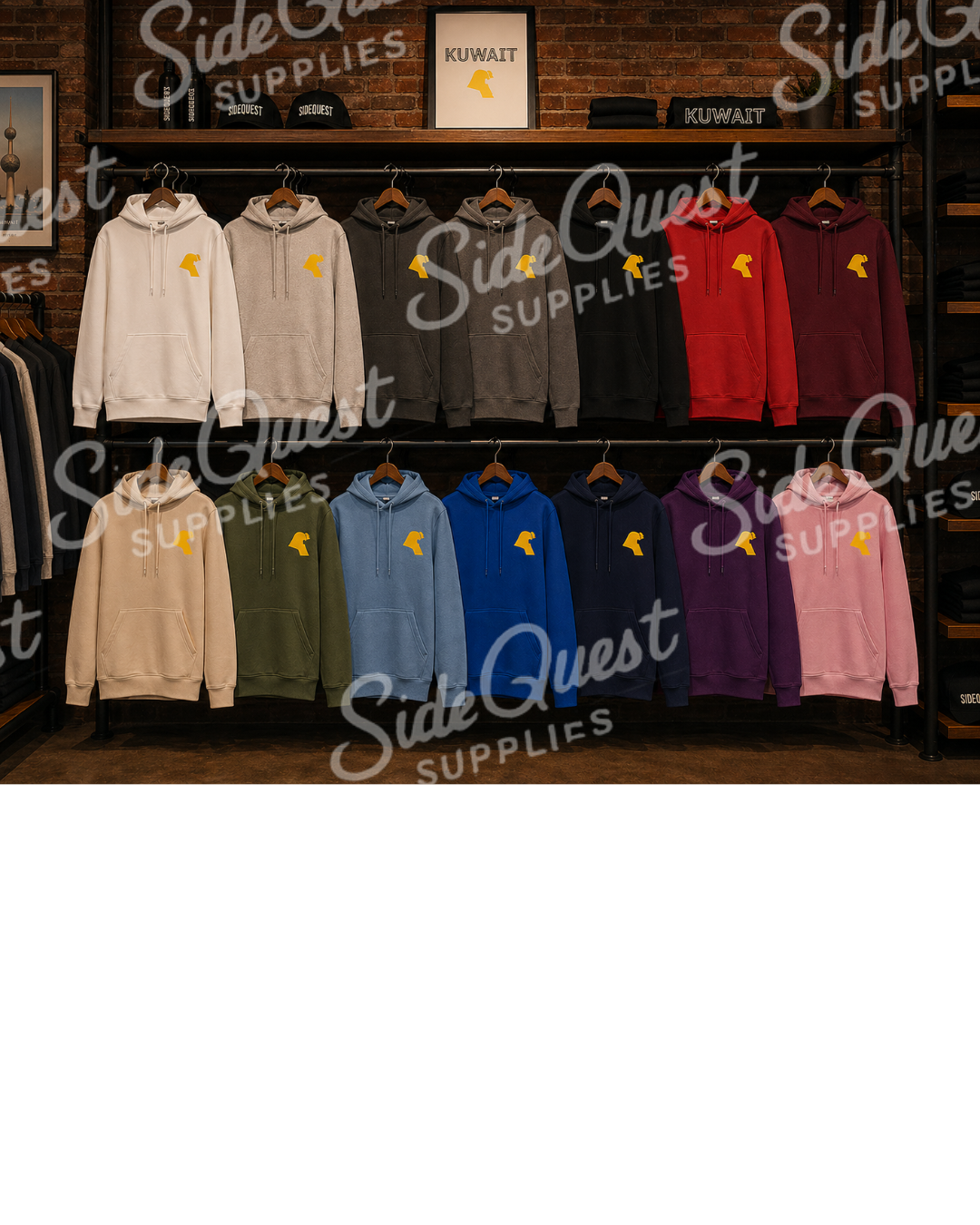 Kuwait Map comfy and cosy hoodie | geography| middle east| Q8
