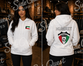 Kuwait flag comfy and cosy hoodie |Kuwait football association back print | middle east| Q8