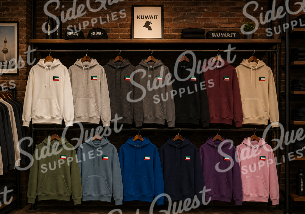 Kuwait flag comfy and cosy hoodie |Kuwait football association back print | middle east| Q8