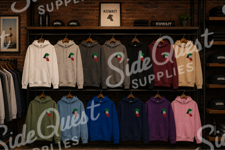 Kuwait Map supports palestine Keffiyeh comfy and cosy hoodie | geography| middle east| Q8