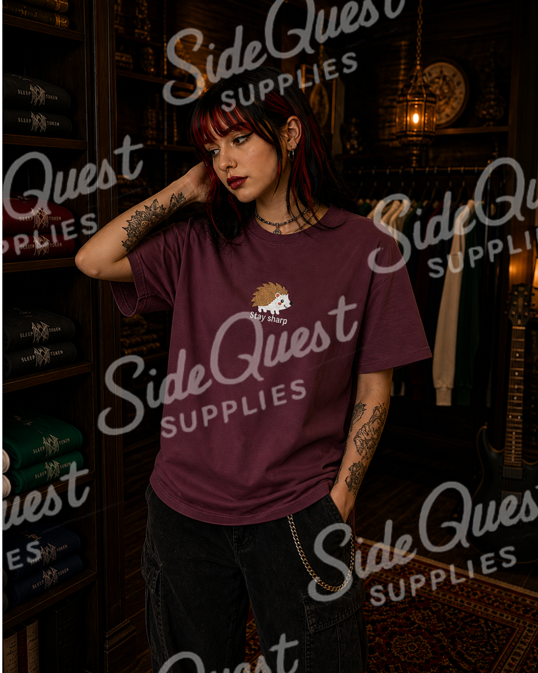 Hedgehog Doodle Tee |"Stay sharp"|