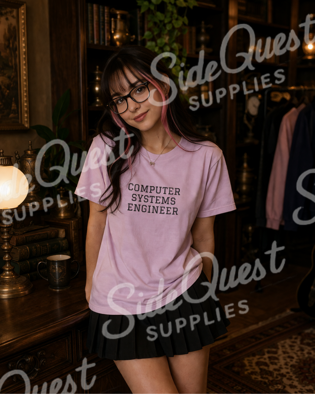 Computer Systems Engineer T-Shirt | Text Typography Tech Tee