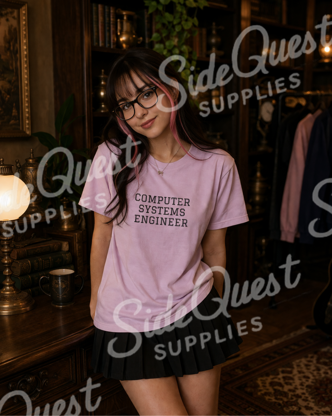 Computer Systems Engineer T-Shirt | Text Typography Tech Tee