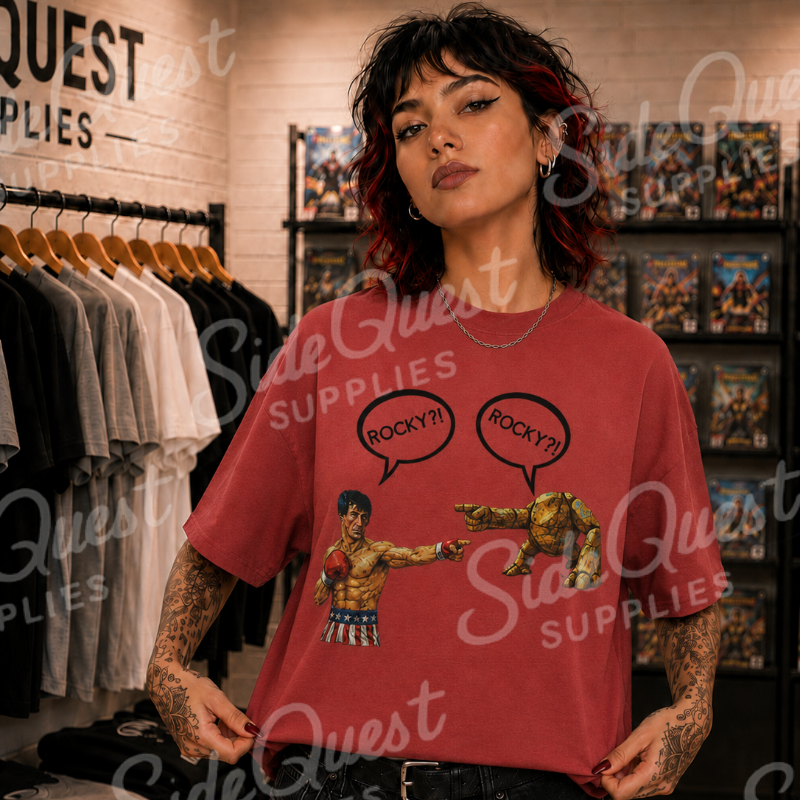 Rocky vs Rocky Project Hail Mary and Rocky mashup Tee
