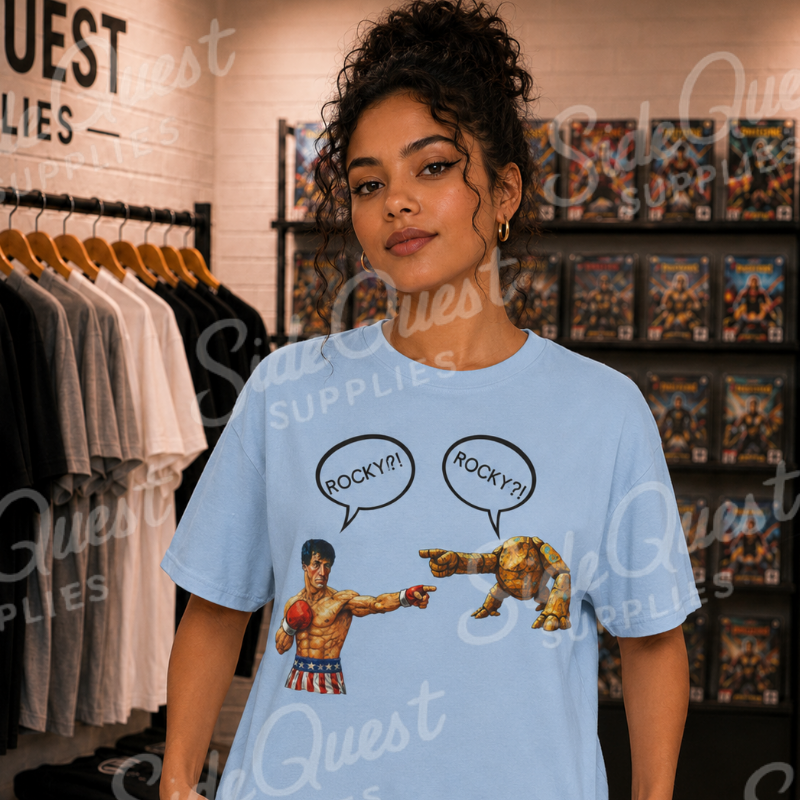 Rocky vs Rocky Project Hail Mary and Rocky mashup Tee