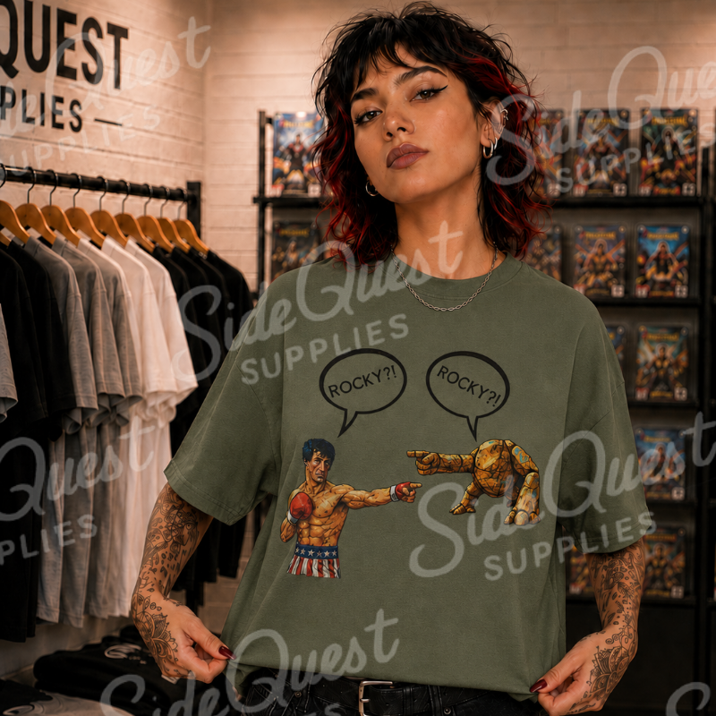 Rocky vs Rocky Project Hail Mary and Rocky mashup Tee